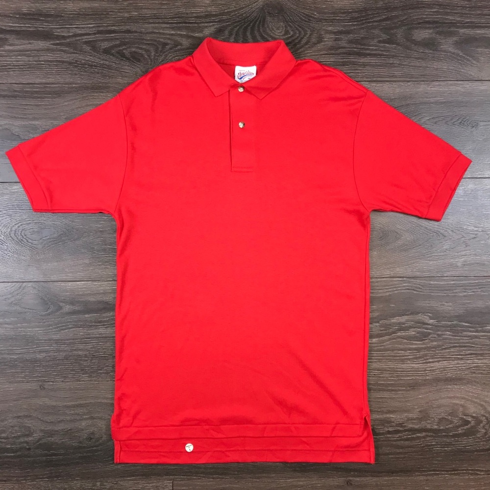 Great American Originals Red Vintage Polo T-Shirt
